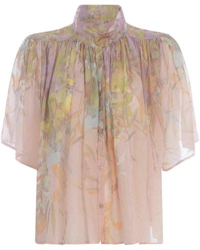 Forte Forte Cotton And Silk Shirt - Natural