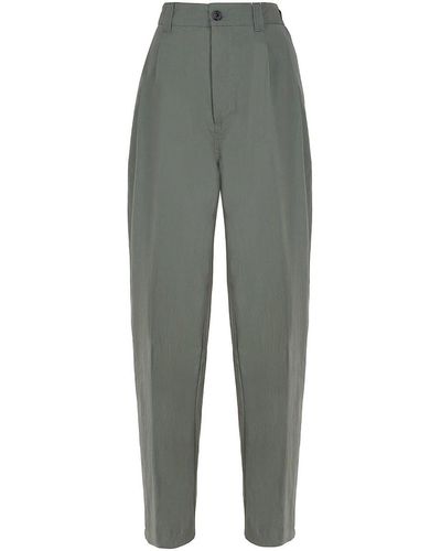 Maison Margiela Wide Trousers With Padleton Inserts - Grey