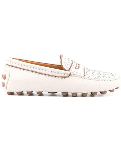 Tod's Studded Loafer - Natural