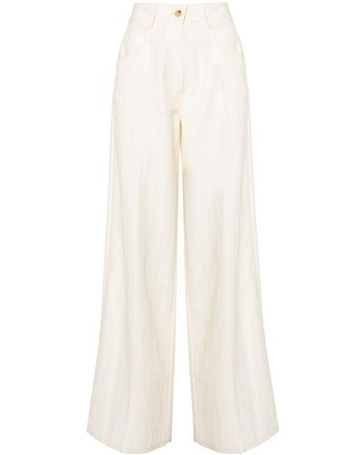Forte Forte Cotton Blend Trousers - White