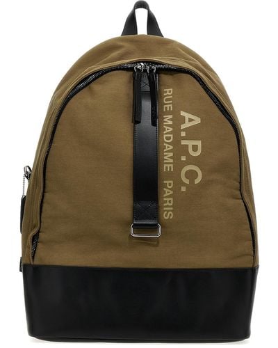 A.P.C. Sac A Dos Sense Backpack - Green
