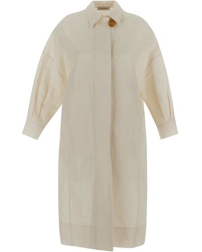 Gentry Portofino Linen Dress - White