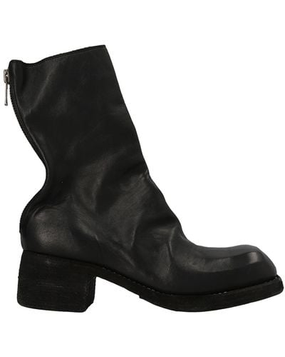 Guidi '9088' Ankle Boots - Black