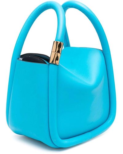 Boyy Wonton 20 Leather Handbag - Blue