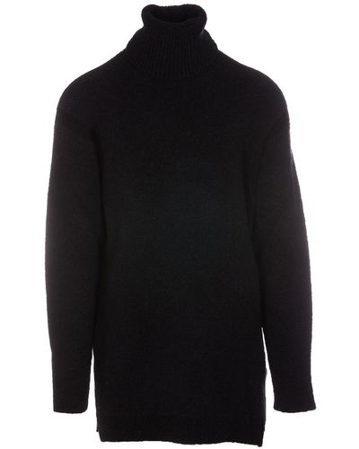 Off-White c/o Virgil Abloh Wool Blend Turtleneck - Black