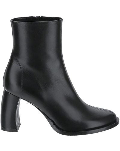 Ann Demeulemeester Lisa Boots In With Zip - Black