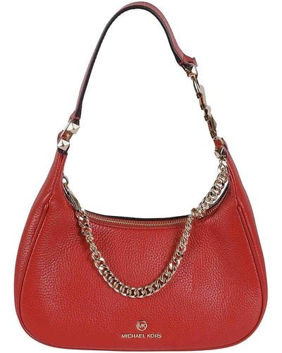 Michael Kors Leather Bag - Red