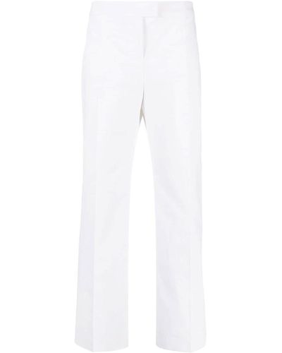Philosophy Di Lorenzo Serafini Stretched Cotton Casual Trousers - White