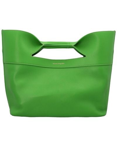 Alexander McQueen The Bow Small Handbag - Green