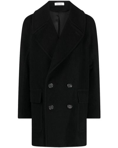 Alexander McQueen Wool Blend Coat - Black