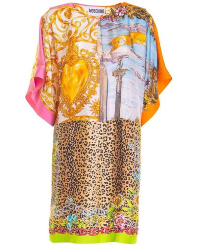 Moschino Silk Dress - Multicolor