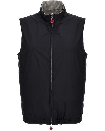 Kiton Reversible Vest - Black