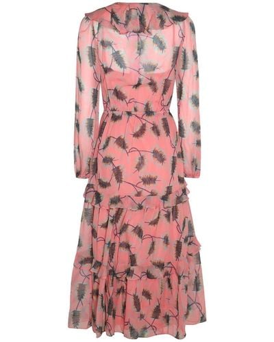 saloni pink dress