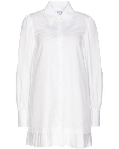 Off-White c/o Virgil Abloh Overshirt Dress - White