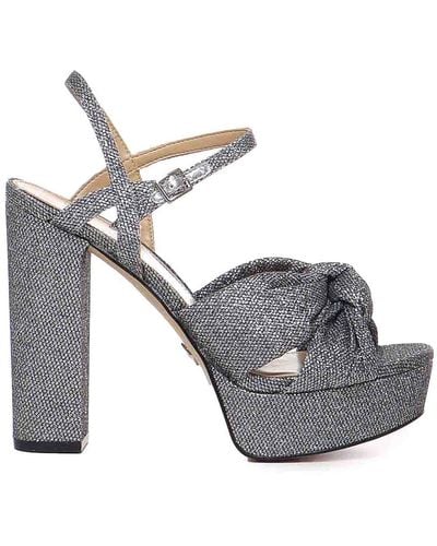 MICHAEL Michael Kors Josie Platform Sandals - Grey