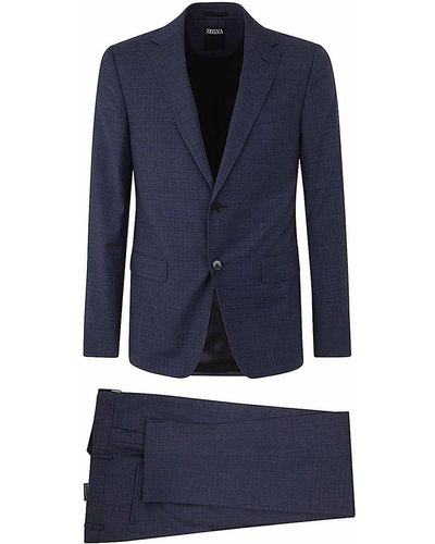 Zegna Pure Wool Suit - Blue