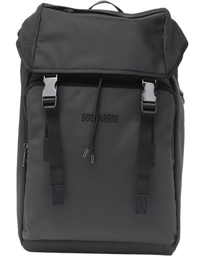 DSquared² Dark Urban Backpack With Coulisse - Black