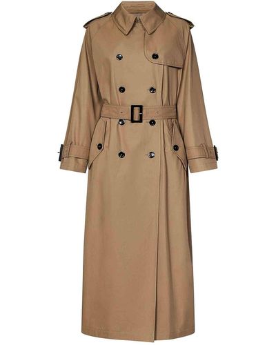 Herno Double-breasted Trench Coat - Natural