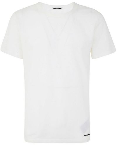 Jil Sander T Shirt Cn Ss - White