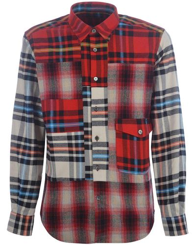 Department 5 Shirt Depart Five In Cotton - Red