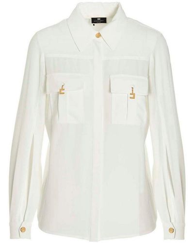 Elisabetta Franchi Charms Detailed Shirt - White