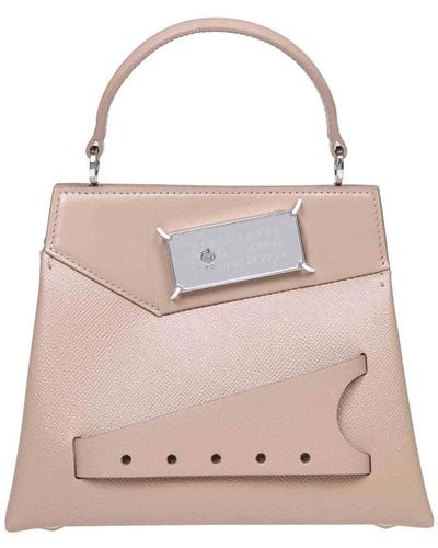 Maison Margiela Phasimetric Leather Bag - Pink