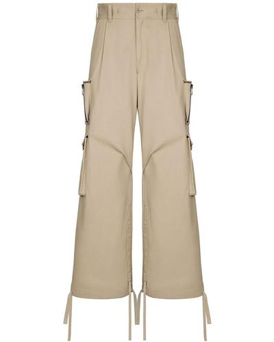 Dolce & Gabbana Cargo Pocket Trousers - Natural