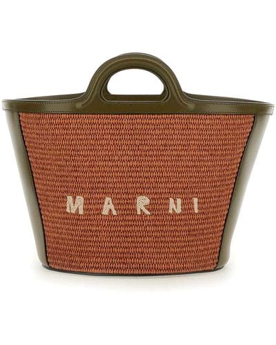 Marni Tropicalia Small Bag - Brown