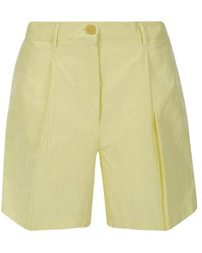 Forte Forte Cotton Shorts - Yellow