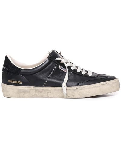 Golden Goose Trainers With Application - Black
