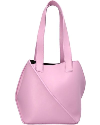 Yuzefi Swirl Small Shopping Bag - Pink