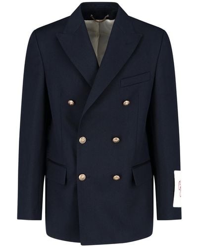 Golden Goose Double Breasted Blazer - Blue