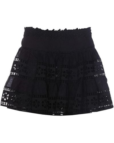 Charo Ruiz Mini Skirt Lea - Black