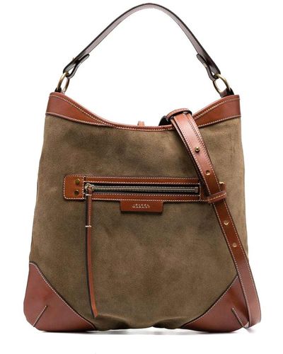 Isabel Marant Suede-finish Leather Tote Bag - Brown