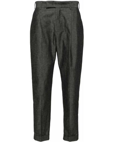 PT Torino Mid-rise Trousers - Grey