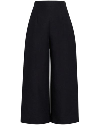 Marni High-waisted Cropped Trousers - Blue
