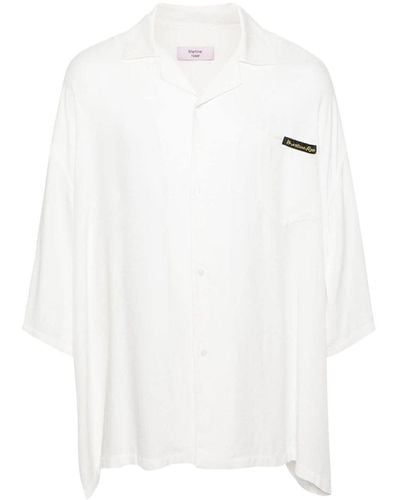 Martine Rose Shirt With Logo - White