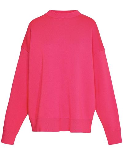 Palm Angels Pink Wool Sweater