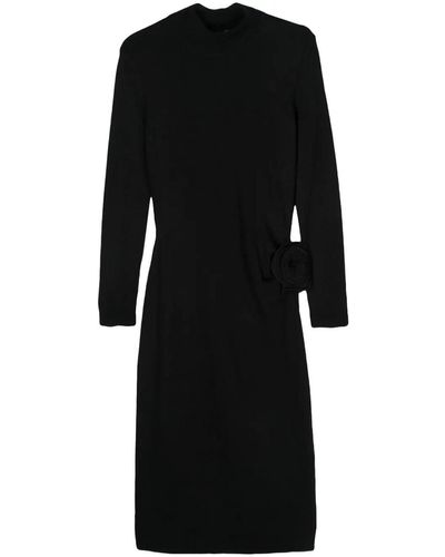 Magda Butrym Knit Midi Dress - Black