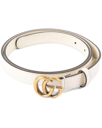 Gucci gg Buckled Leather Belt - Metallic