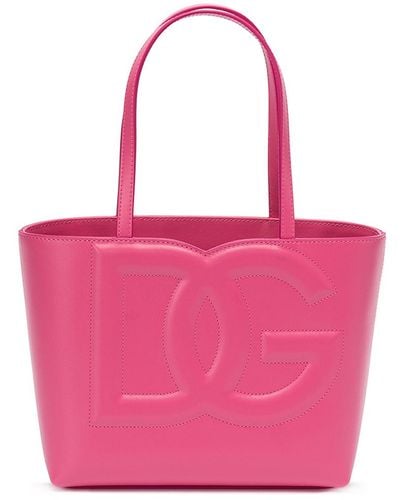 Dolce & Gabbana Logo Tote - Pink