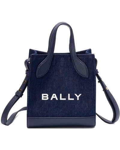 Bally Mini Tote Bag - Blue