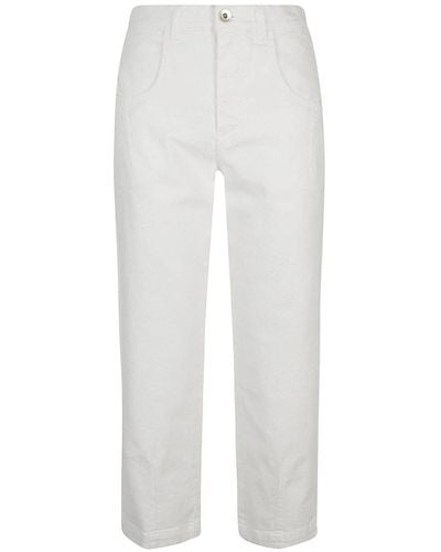 Eleventy 5 Pocket Trousers - White