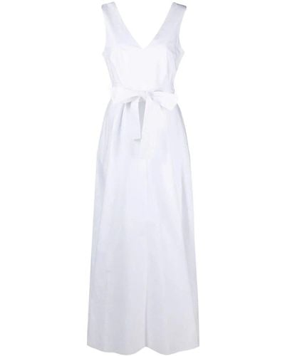 P.A.R.O.S.H. Midi Dress - White