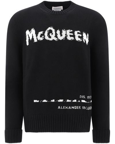 Alexander McQueen Knitter Sweater - Black