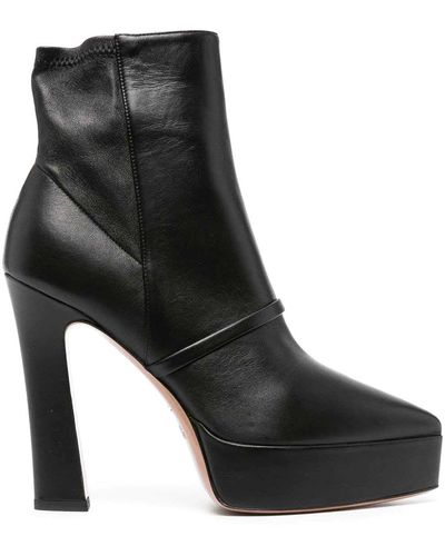 Malone Souliers Rue 125 High Heel Ankle Boots - Black