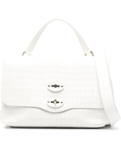 Zanellato Small Postina Bag Embossed - White