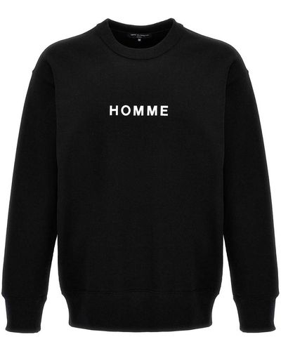 Comme des Garçons Logo Print Sweatshirt - Black