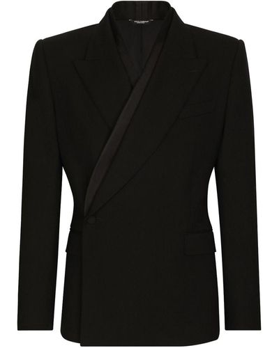 Dolce & Gabbana Wrap Blazer - Black