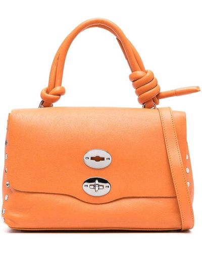 Zanellato Postina S Leather Handbag - Orange